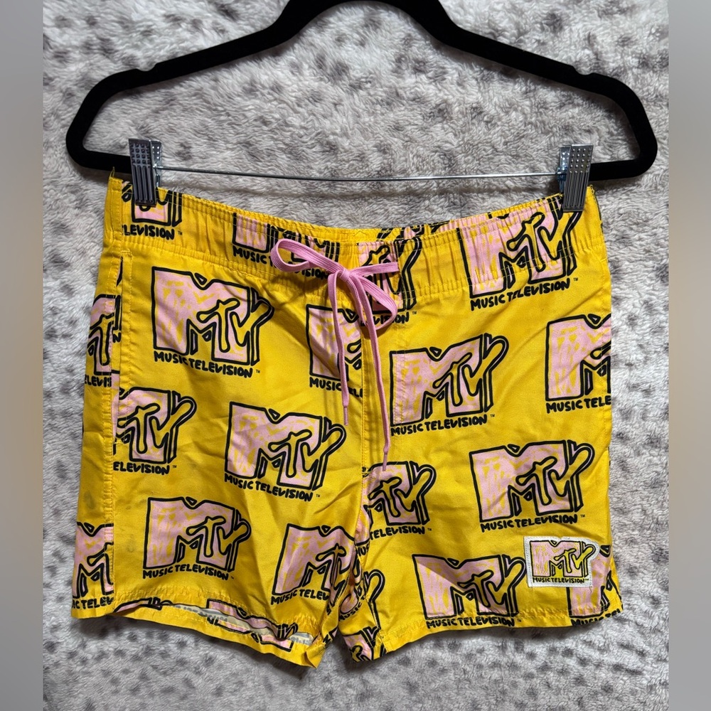 MENS MTV SWIM TRUNKS